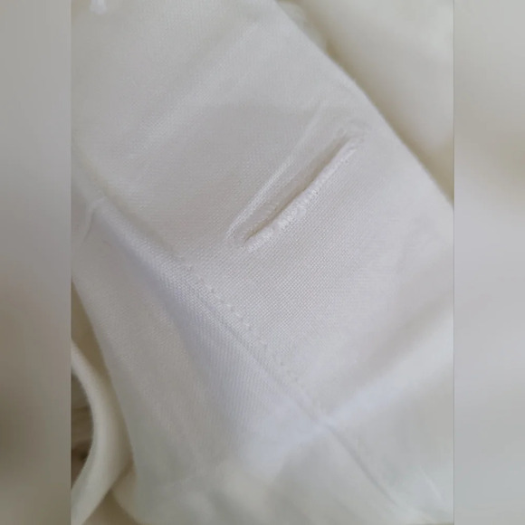 Vintage Handmade Cotton Single Curtain W Yellow Crocheted Daisies 70' W x 69' L‎ - Picture 3 of 7